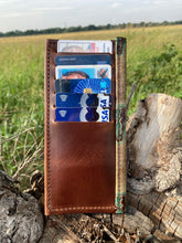 Load image into Gallery viewer, Crossbody/Fanny Pack Set - Turquoise Cow Skull Embossed Leather