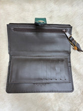Load image into Gallery viewer, Handcrafted Turquoise Floral Embossed and Champagne Hair-on-Hide Crossbody