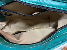Load image into Gallery viewer, Mini Tote - Champaigne Hair on Hide with Turquoise Leather