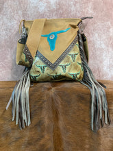 Load image into Gallery viewer, Designer Longhorn Crossbody