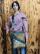 Load image into Gallery viewer, Designer Longhorn Skulls and Barbed Wire Crossbody