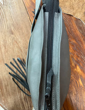 Load image into Gallery viewer, Designer Salt and Pepper Hair-on-Hide Crossbody