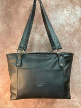 Load image into Gallery viewer, Urban Tote - Gray Brindle Hair-on-Hide