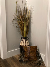 Load image into Gallery viewer, Crossbody - Brindle Cowhide with Gold Fringe