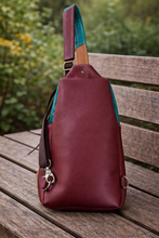 Load image into Gallery viewer, Sling Bag/Crossbody Patchwork Leather