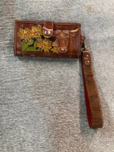 Load image into Gallery viewer, Hand Tooled Steer/Horse Wallet