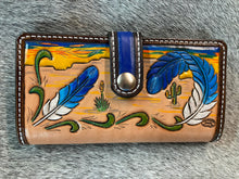 Load image into Gallery viewer, Hand Tooled Desert Wallet
