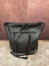 Load image into Gallery viewer, Backpack/Crossbody Bag -  Copper and Black Leather