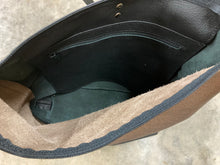 Load image into Gallery viewer, Backpack/Crossbody Bag -  Copper and Black Leather
