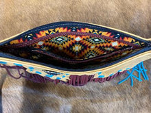 Load image into Gallery viewer, Southwest Leather Wristlet