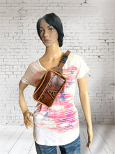 Load image into Gallery viewer, Crossbody/Fanny Pack Set - Brand Embossed Leather
