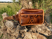 Load image into Gallery viewer, Crossbody/Fanny Pack Set - Brand Embossed Leather
