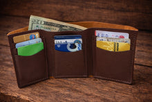 Load image into Gallery viewer, Tri-fold Ostrich Wallet
