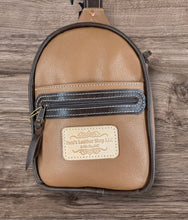 Load image into Gallery viewer, Sling Bag/Crossbody Tan Leather
