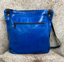 Load image into Gallery viewer, Crossbody - Blue Leather
