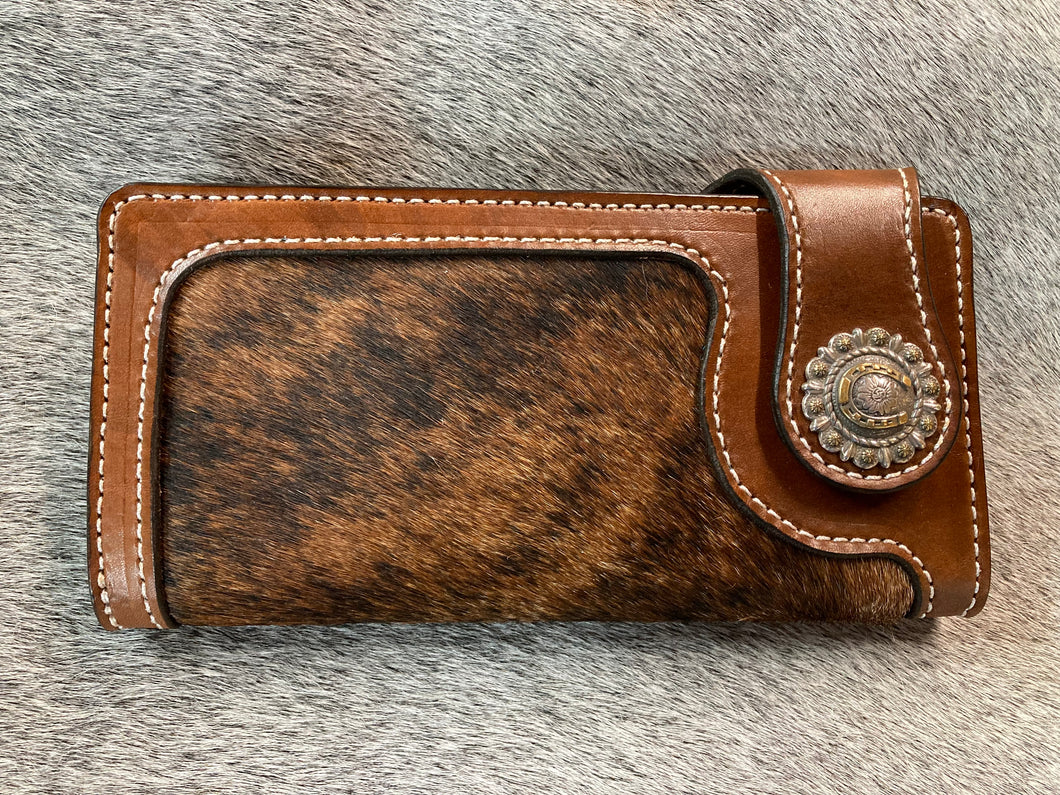 Hair-on-Hide Leather Wallet