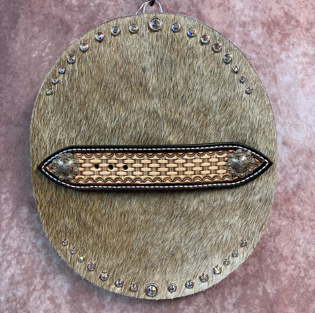 Hair-on-Hide Trophy Buckle Display