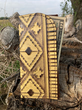 Load image into Gallery viewer, Crossbody/Fanny Pack Set - Goldenrod and Navaho Embossed Leather
