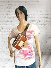 Load image into Gallery viewer, Crossbody/Fanny Pack Set - Alligator Embossed Leather

