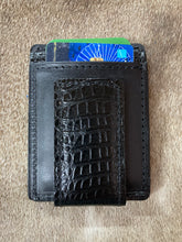 Load image into Gallery viewer, Magnetic Money clip Wallet- 5 Card Pockets
