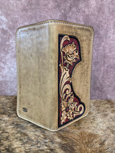 Load image into Gallery viewer, Hand Tooled Roper Wallet

