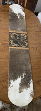 Load image into Gallery viewer, Table Runner 6&#39; x 12&quot; - Brown Hair-on-Hide w/Mossy Oak and Antlers
