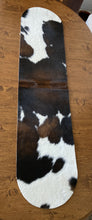 Load image into Gallery viewer, Table Runner 5&#39; x 14&quot; - Tri-Color Hair-on-Hide
