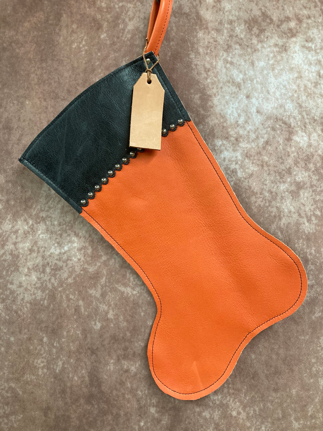 Hair-on-Hide Christmas Stocking