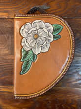 Load image into Gallery viewer, Small Magnolia Tooled Pistol Case
