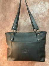 Load image into Gallery viewer, Urban Tote - Tri-Color Brindle Hair-on-Hide
