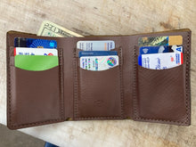 Load image into Gallery viewer, Tri-fold Mossy Oak Leather Wallet

