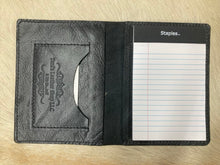 Load image into Gallery viewer, 3" x 5" Brand Embossed Leather Notebook
