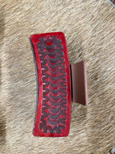 Load image into Gallery viewer, Medium Claw Clip - Hand Tooled Leather
