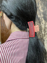 Load image into Gallery viewer, Medium Claw Clip - Hand Tooled Leather
