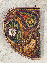 Load image into Gallery viewer, Small Paisley Hand Tooled Pistol Case
