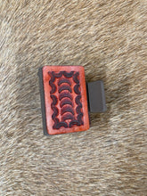 Load image into Gallery viewer, Small Claw Clip - Tooled Brown Leather
