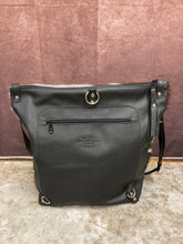 Load image into Gallery viewer, Backpack/Crossbody Bag -  Tri-color Hair-on-Hide and Black Leather
